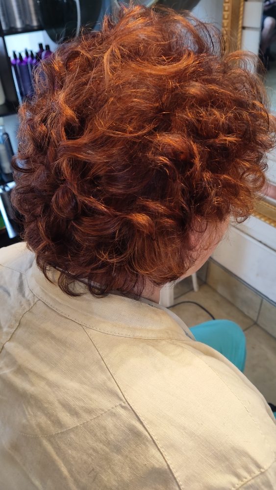 Professional haircut result