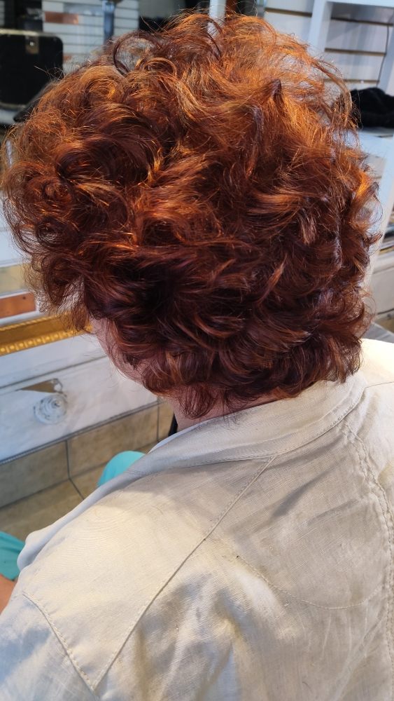 Stylish haircut showcase